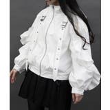 白 | ベルトデザインブルゾン | axes femme