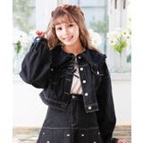 リボンデザインデニムJK | axes femme | 詳細画像4
