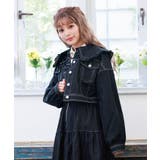 リボンデザインデニムJK | axes femme | 詳細画像6