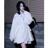 白 | ジャカード切替ブルゾン | axes femme