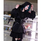 黒 | ジャカード切替ブルゾン | axes femme