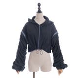 ボリューム袖シアーブルゾン | axes femme | 詳細画像15 