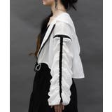 ボリューム袖シアーブルゾン | axes femme | 詳細画像2 