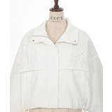 レース切替ショートブルゾン | axes femme | 詳細画像11