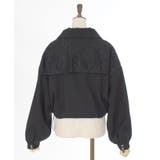 レース切替ショートブルゾン | axes femme | 詳細画像26