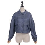 リボン付きデニムジャケット | axes femme | 詳細画像15 