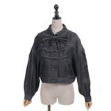 リボン付きデニムジャケット | axes femme | 詳細画像18 