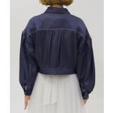 リボン付きデニムジャケット | axes femme | 詳細画像3 