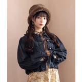ボリューム袖デニムジャケット | axes femme | 詳細画像4 