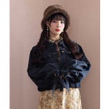 黒 | ボリューム袖デニムジャケット | axes femme