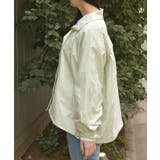 撥水加工レース袖ブルゾン | axes femme | 詳細画像2