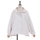 撥水加工レース袖ブルゾン | axes femme | 詳細画像25