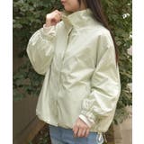 撥水加工レース袖ブルゾン | axes femme | 詳細画像6