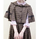 レース重ねリボンタイ付ケープ | axes femme | 詳細画像11 