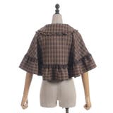 レース重ねリボンタイ付ケープ | axes femme | 詳細画像14 