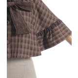 レース重ねリボンタイ付ケープ | axes femme | 詳細画像15 