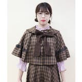 レース重ねリボンタイ付ケープ | axes femme | 詳細画像4 