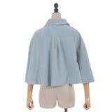 バイカラーリボン付きケープ | axes femme | 詳細画像18 