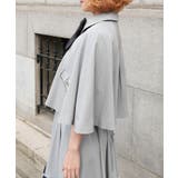 バイカラーリボン付きケープ | axes femme | 詳細画像2 