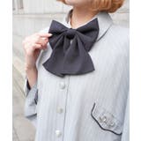 バイカラーリボン付きケープ | axes femme | 詳細画像4 