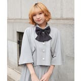 バイカラーリボン付きケープ | axes femme | 詳細画像8 