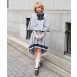 バイカラーリボン付きケープ | axes femme | 詳細画像9 