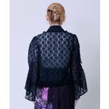 ドロストリボン総レースボレロ | axes femme | 詳細画像3