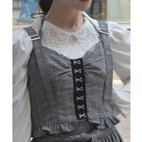 黒 | コルセット風デザインビスチェ | axes femme