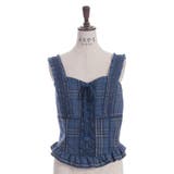 タータンチェック編上ビスチェ | axes femme | 詳細画像13 