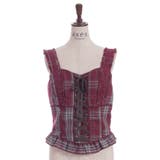 タータンチェック編上ビスチェ | axes femme | 詳細画像6 