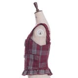 タータンチェック編上ビスチェ | axes femme | 詳細画像7 