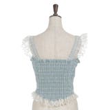 チェックレースフリルビスチェ | axes femme | 詳細画像11 