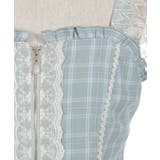 チェックレースフリルビスチェ | axes femme | 詳細画像12 