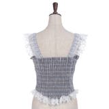 チェックレースフリルビスチェ | axes femme | 詳細画像16 