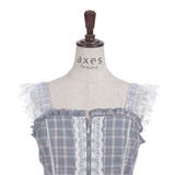 チェックレースフリルビスチェ | axes femme | 詳細画像17 