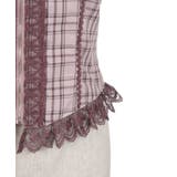 チェックレースフリルビスチェ | axes femme | 詳細画像26 