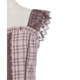 チェックレースフリルビスチェ | axes femme | 詳細画像29 
