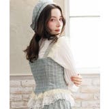 チェックレースフリルビスチェ | axes femme | 詳細画像5 