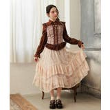 チェックレースフリルビスチェ | axes femme | 詳細画像6 