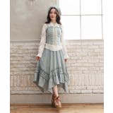 チェックレースフリルビスチェ | axes femme | 詳細画像8 