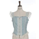 チェックレースフリルビスチェ | axes femme | 詳細画像9 