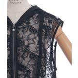フード付ドロストレースベスト | axes femme | 詳細画像14