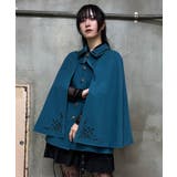 クロス刺繍ケープコート | axes femme | 詳細画像3