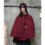 クロス刺繍ケープコート | axes femme | 詳細画像7