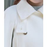 ダブルボタンケープコート | axes femme | 詳細画像9 