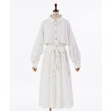 白 | 後レースアップトレンチコート | axes femme