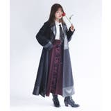 チェーン付異素材切替コート | axes femme | 詳細画像12 