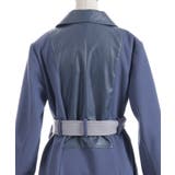 チェーン付異素材切替コート | axes femme | 詳細画像21 