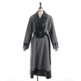 チェーン付異素材切替コート | axes femme | 詳細画像24 