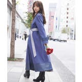 チェーン付異素材切替コート | axes femme | 詳細画像4 